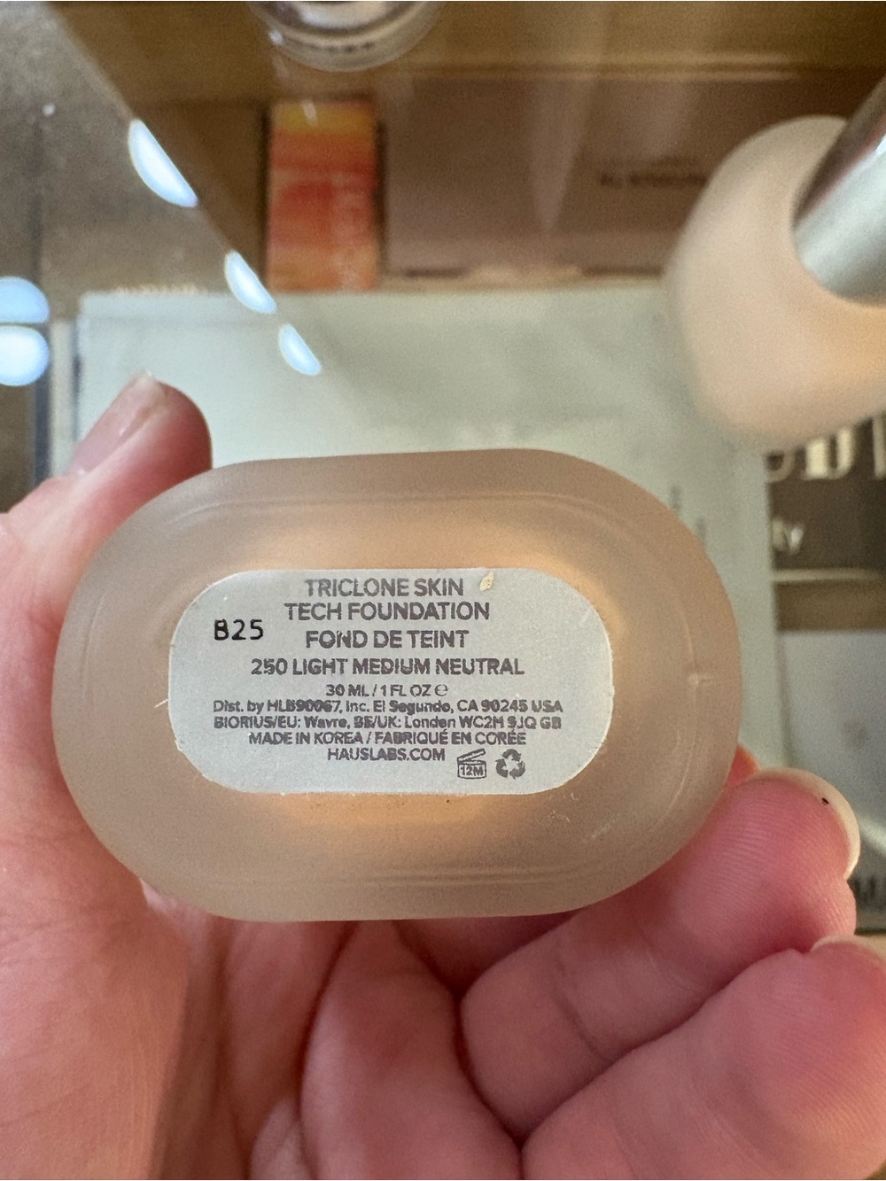 Haus Labs Skin Tech Foundation - 250 Light Medium Neutral